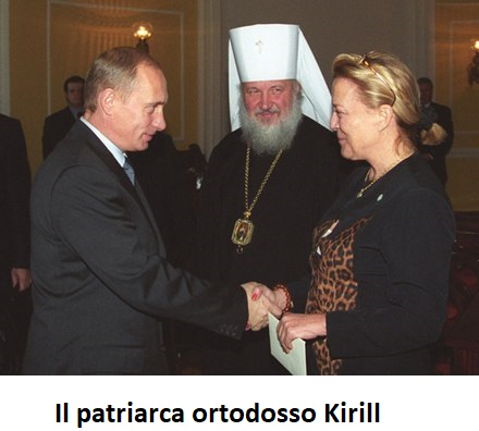 Il patriarca ortodosso Kirill (foto Wikipedia)