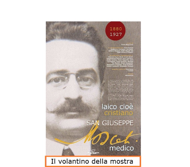 Il volantino della mostra