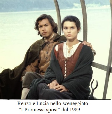 Renzo e Lucia nello sceneggiato 'I Promessi sposi' del 1989