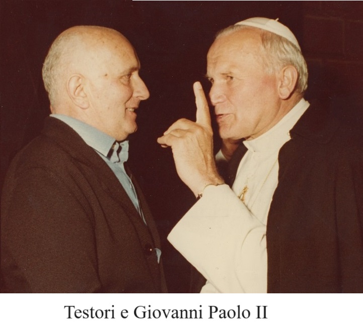 Testori e Giovanni Paolo II