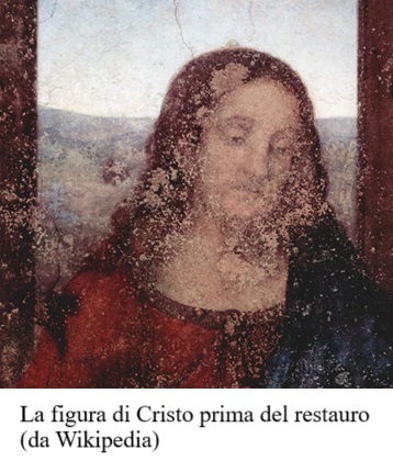 La figura di Cristo prima del restauro (da Wikipedia)