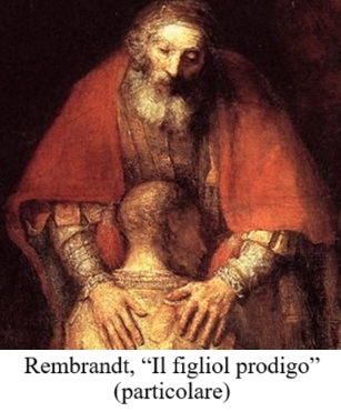 Rembrandt, “Il figliol prodigo” (particolare)