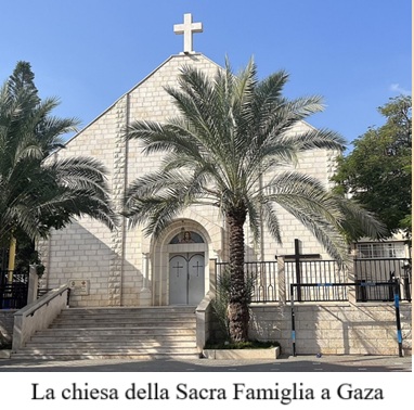 La chiesa della Sacra Famiglia a Gaza